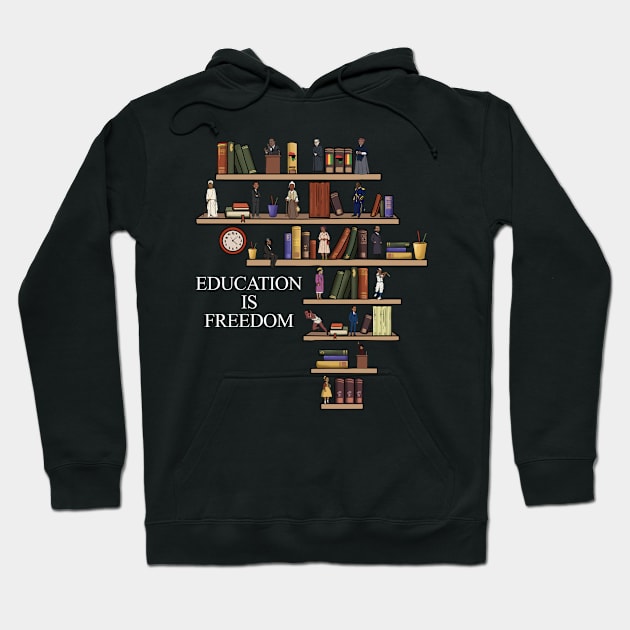 Black History Month Black Leaders African American Pride Hoodie by Gendon Design